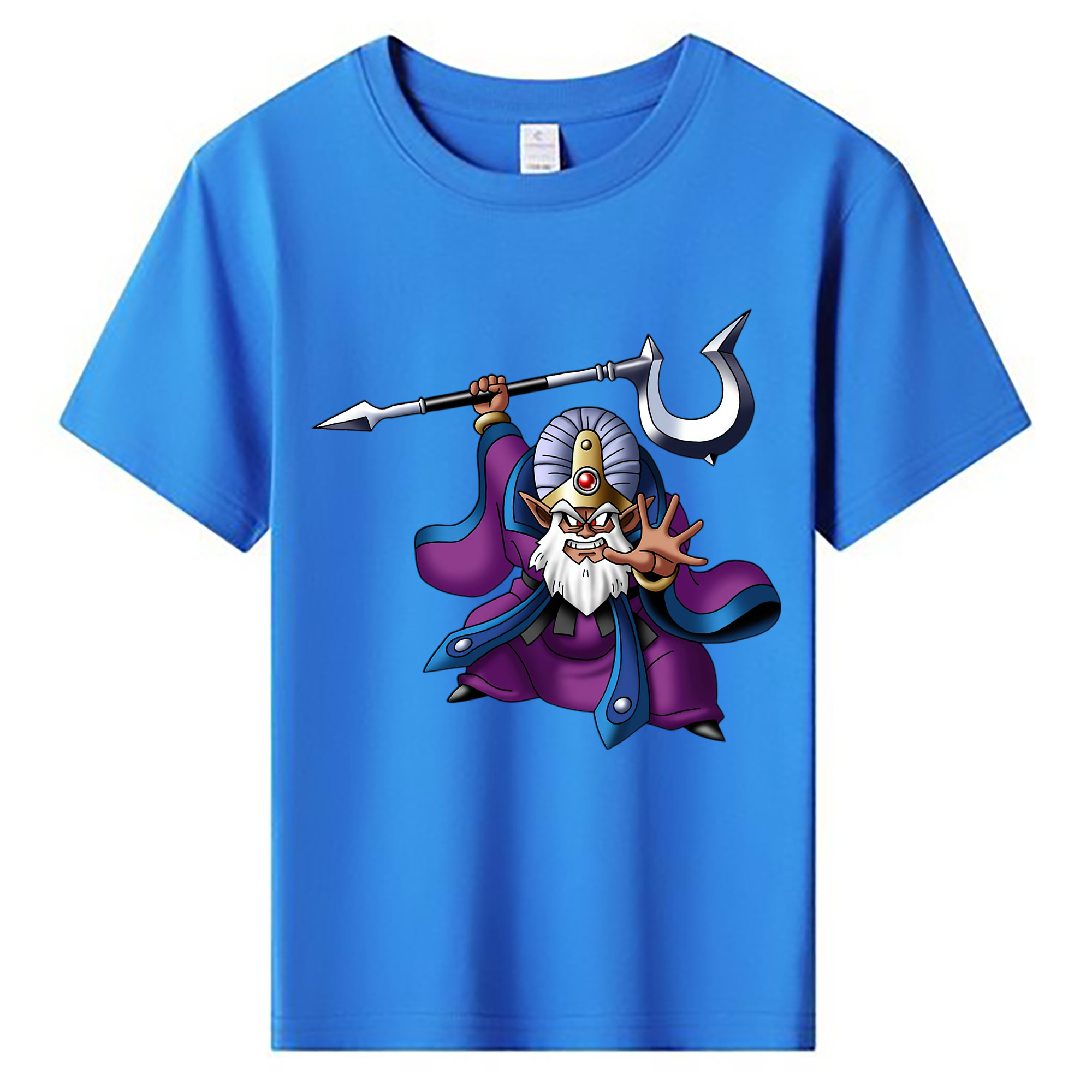 （画像用） ドラゴンクエスト Doragon Kuesuto Dragon Quest 綿100％キッズTシャツ（フロントプリント）
